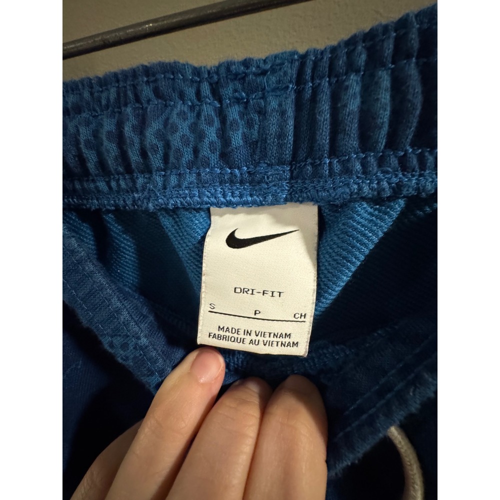 Nike Dri-FIT Standard Issue Men's Basketball Joggers Floral Camo Blue Size Small - Picture 7 of 10